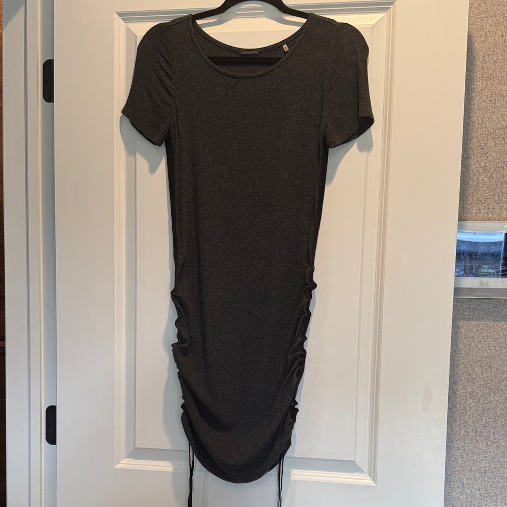 Elie Tahari Black Ruched Dress